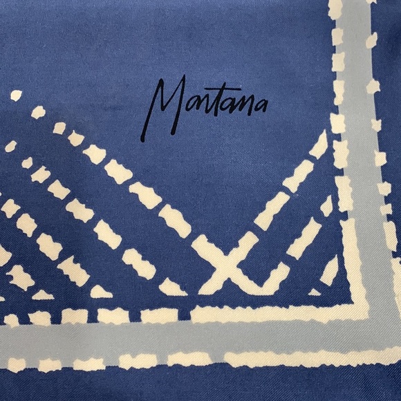 💗Claude Montana Vintage Silk Scarf 1980s - Picture 1 of 4